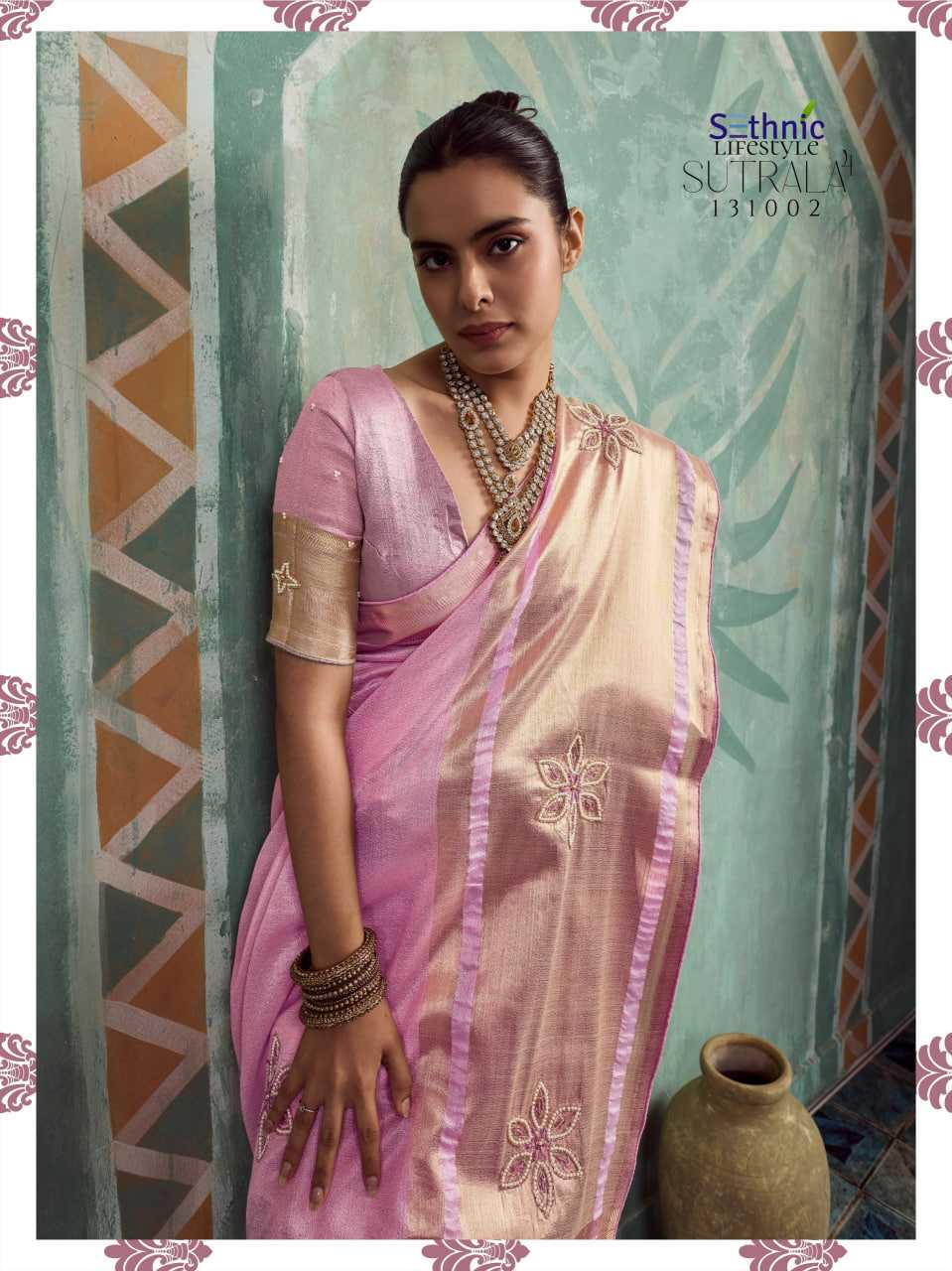 Hand Work Saree