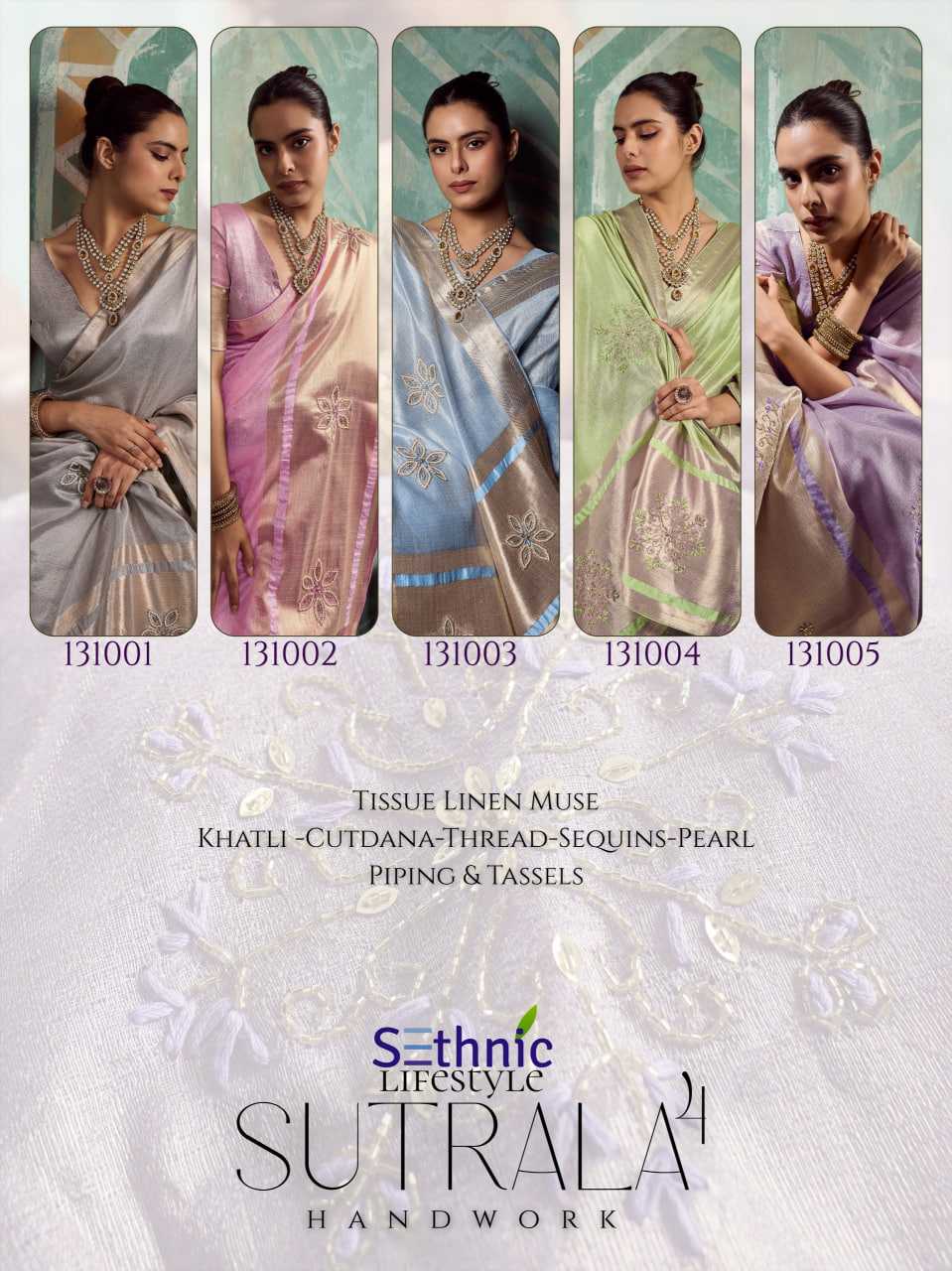 Hand Work Saree