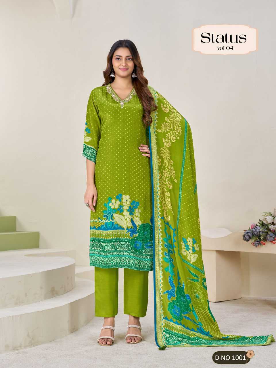 Viscose Ladies Silk Suit
