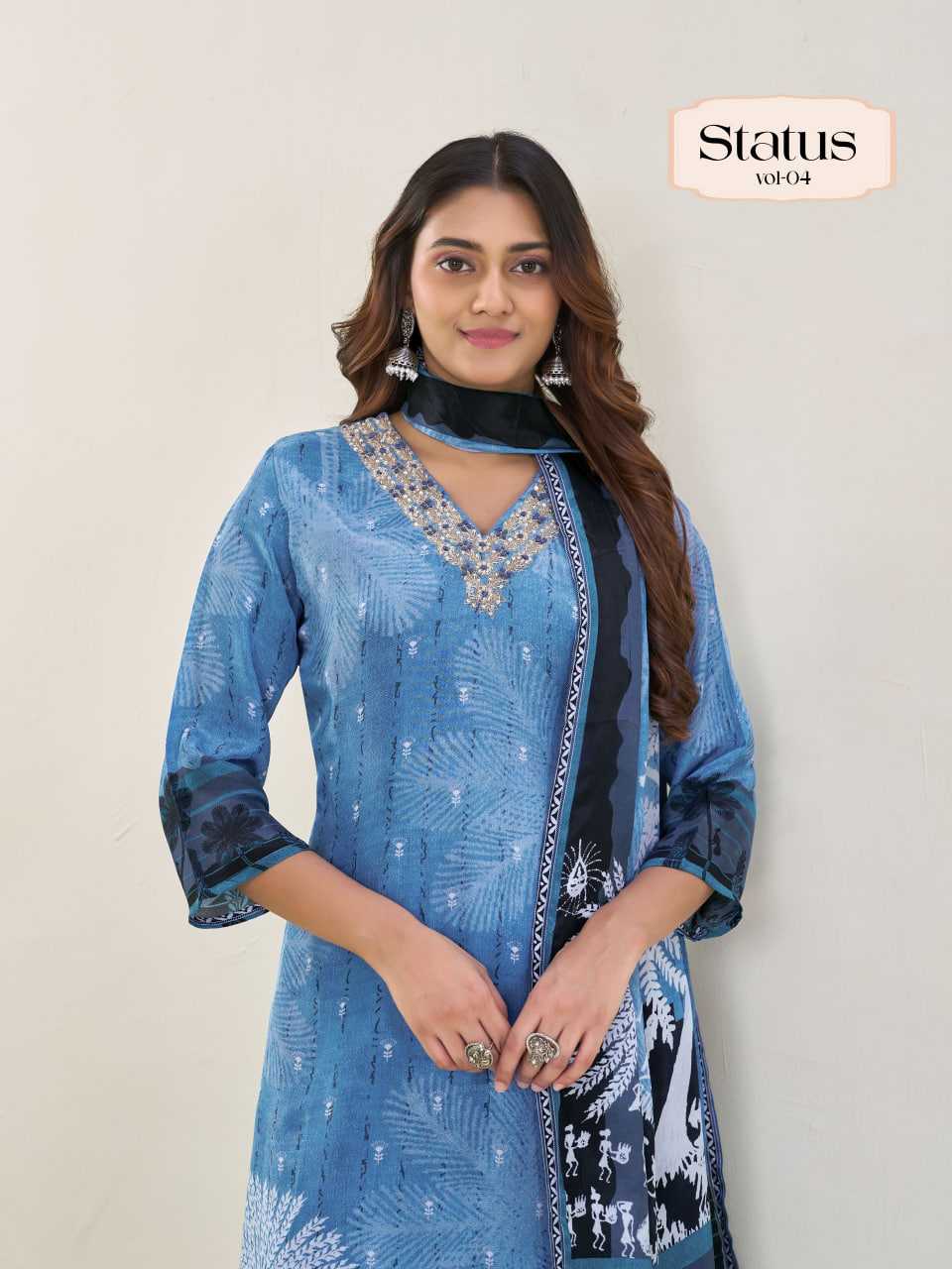 Viscose Ladies Silk Suit