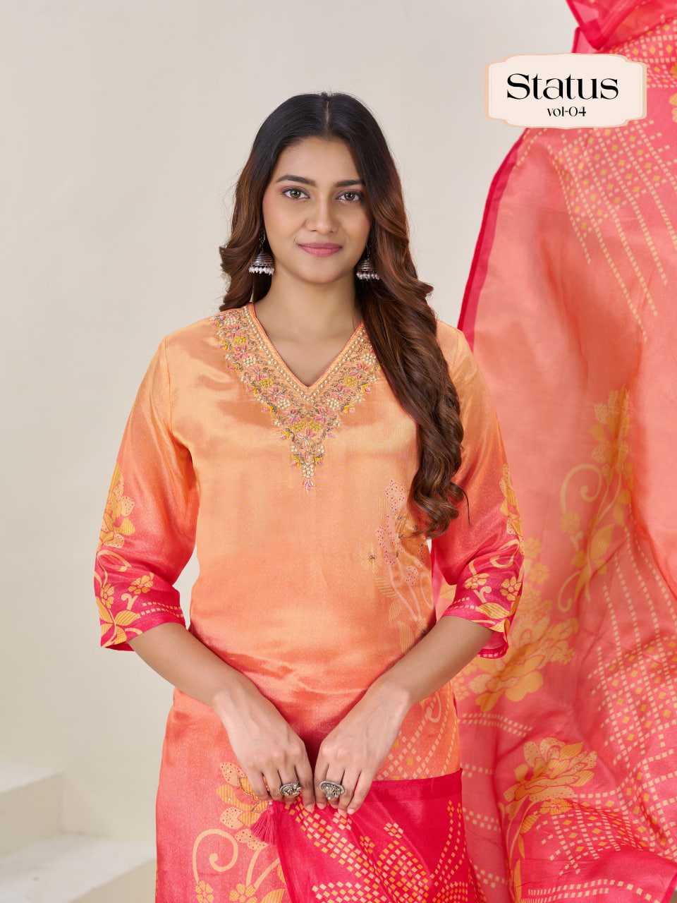 Viscose Ladies Silk Suit