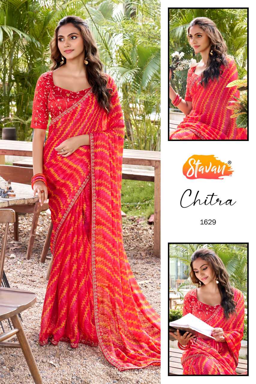 Chiffon Saree