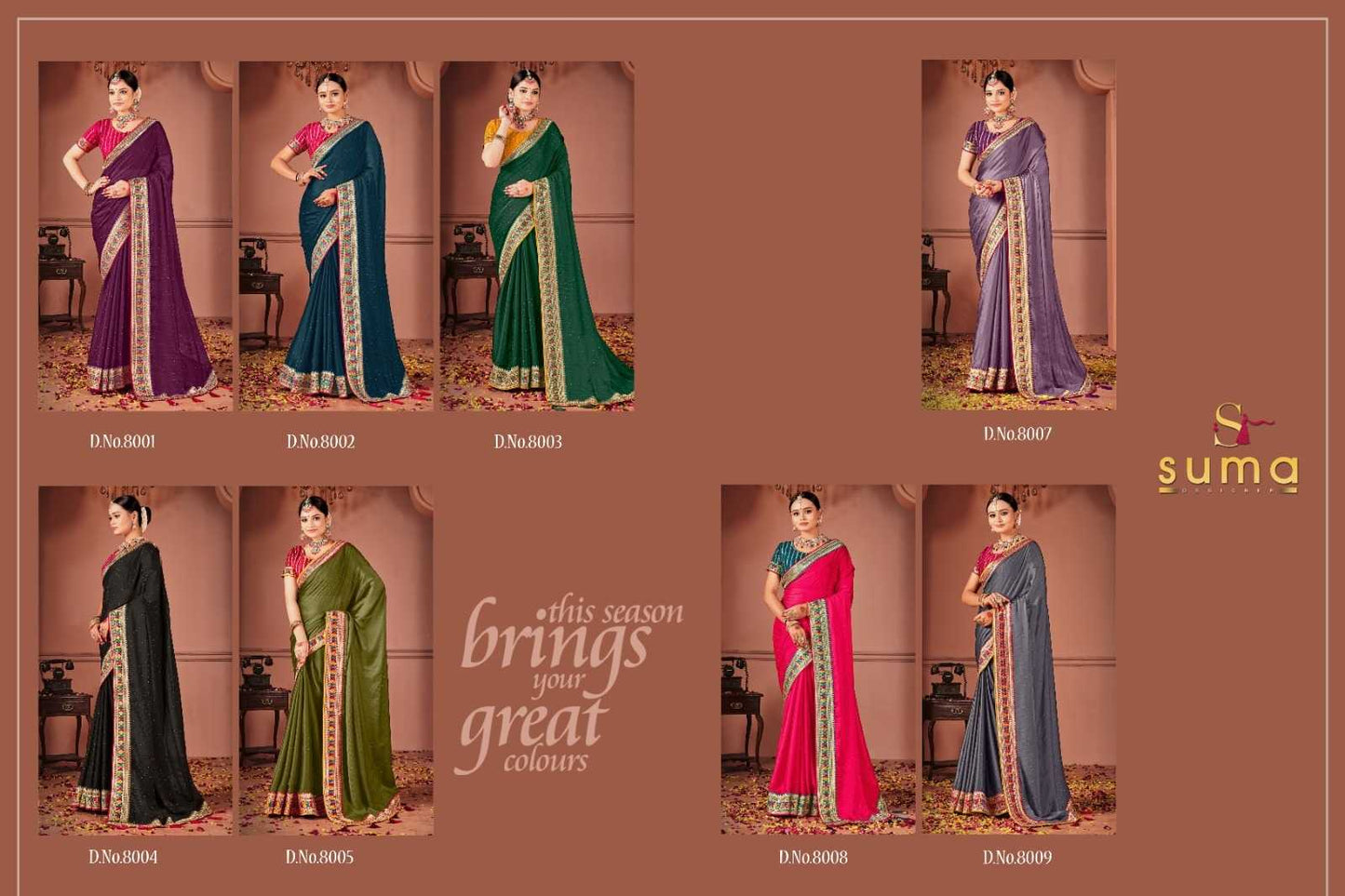 Embroidered Saree