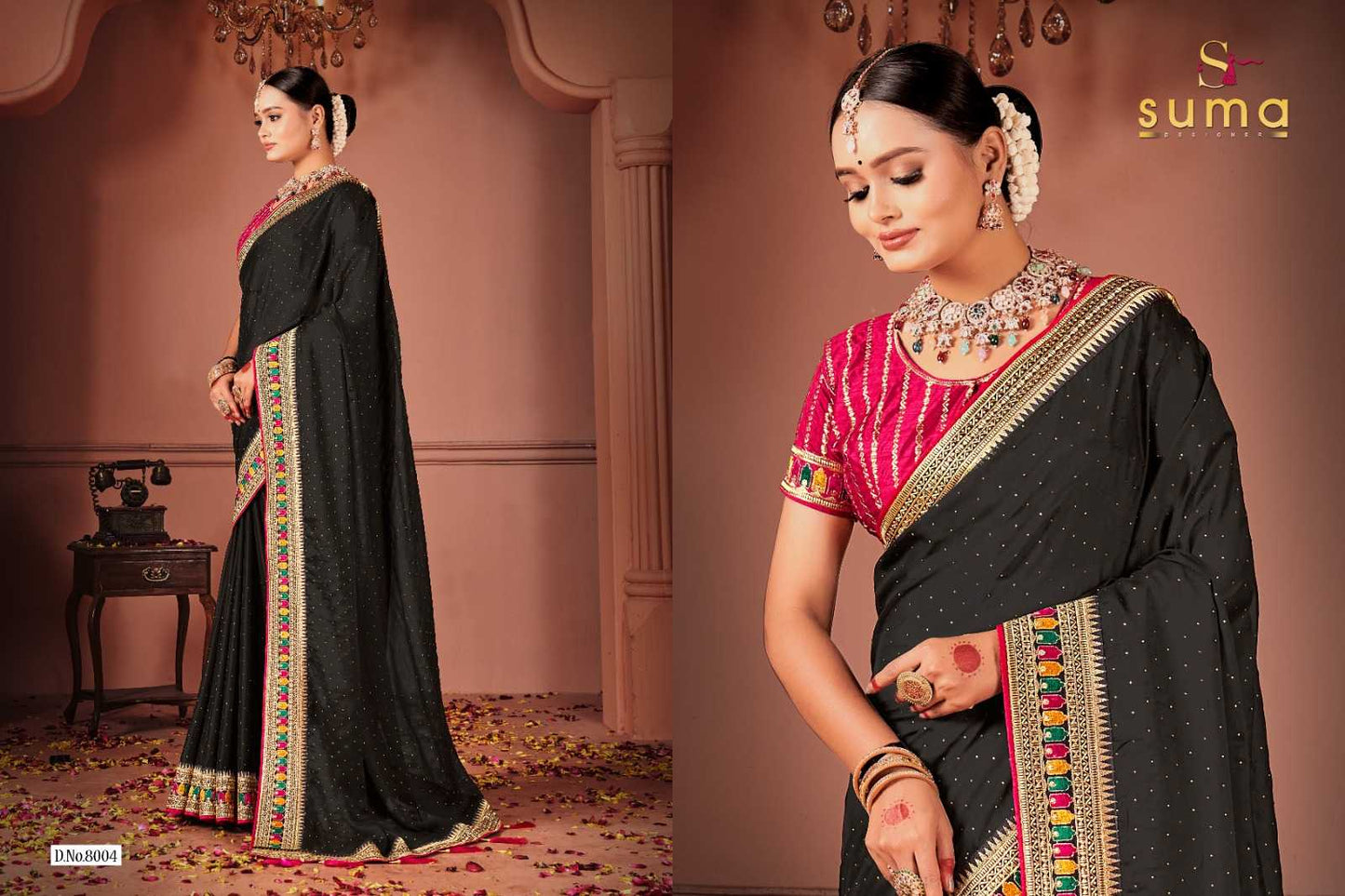 Embroidered Saree
