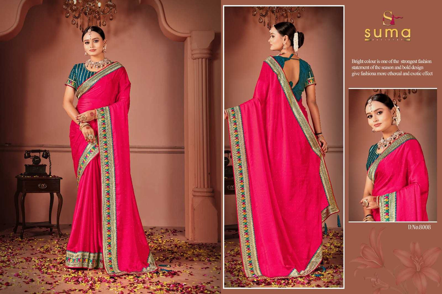 Embroidered Saree