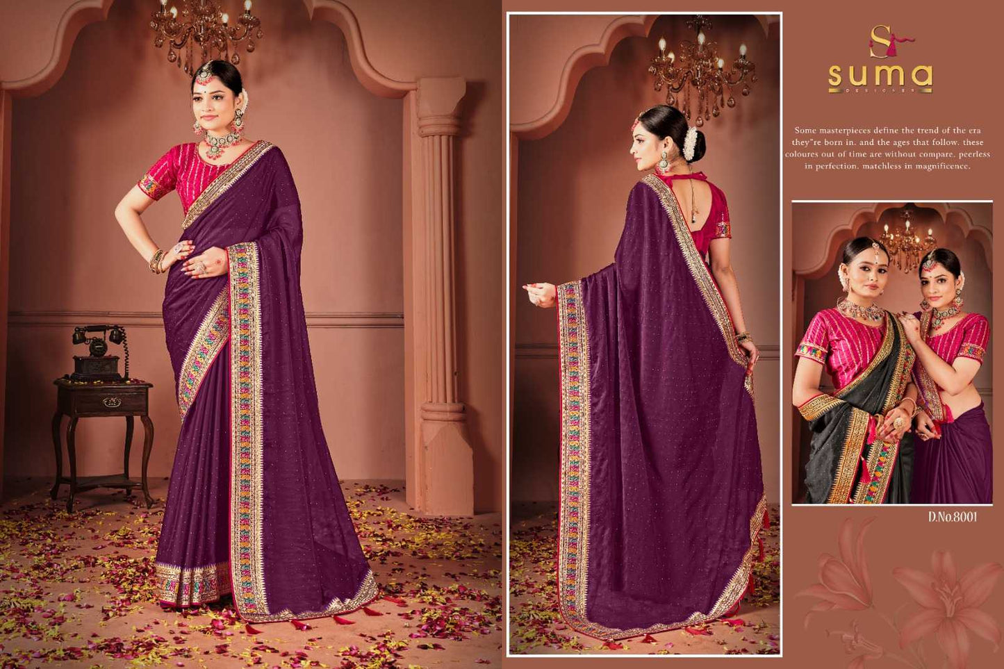 Embroidered Saree