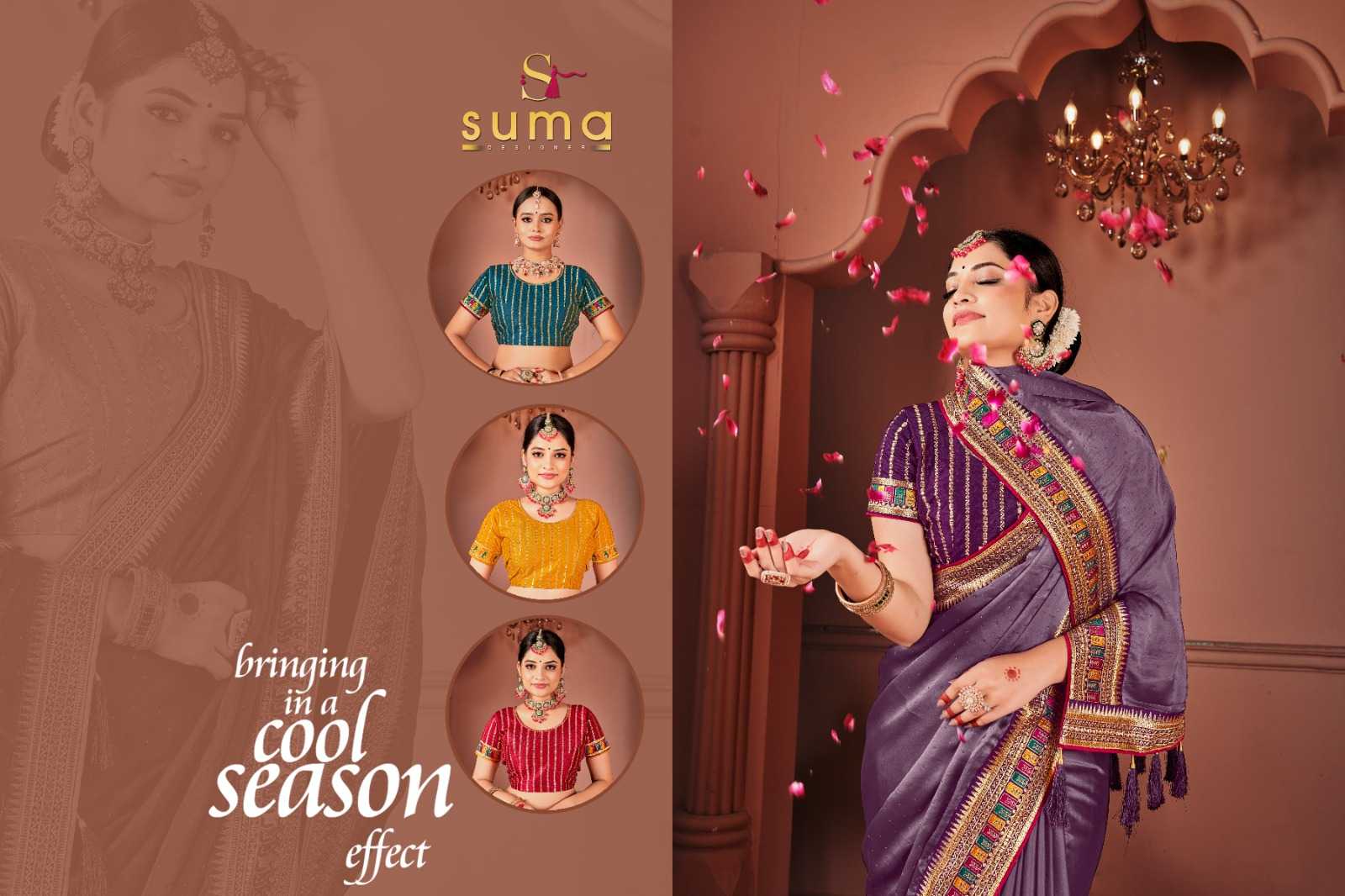 Embroidered Saree