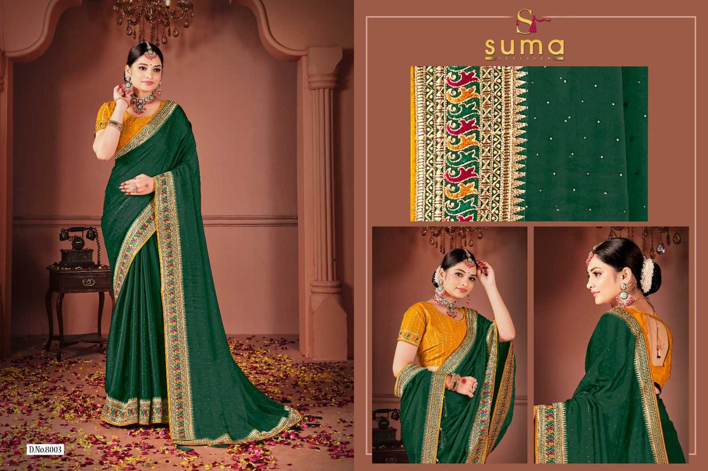 Embroidered Saree