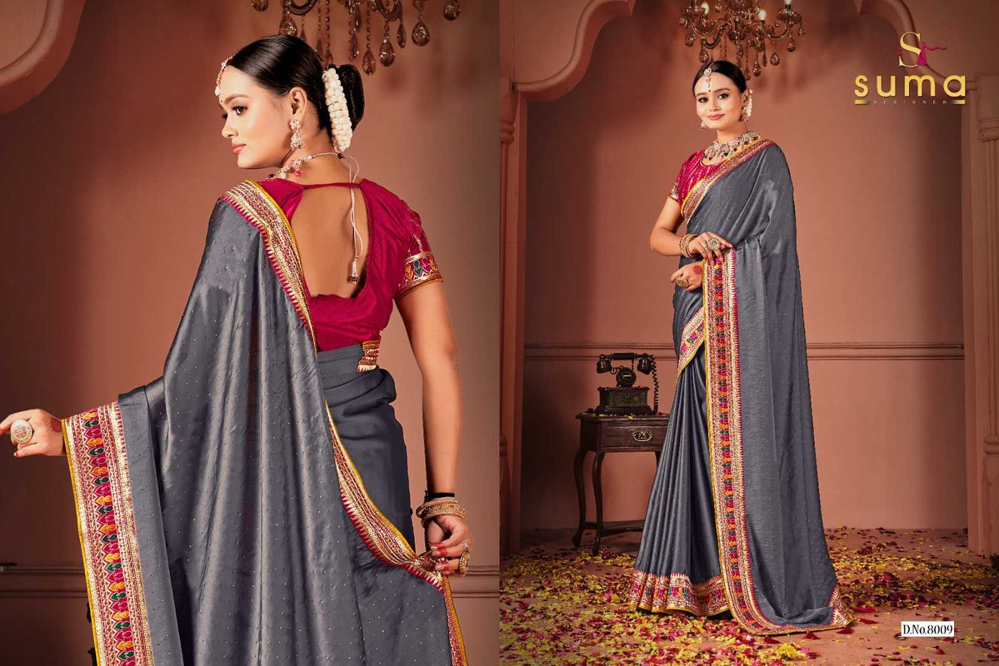 Embroidered Saree