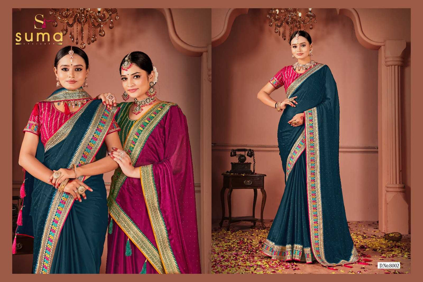 Embroidered Saree