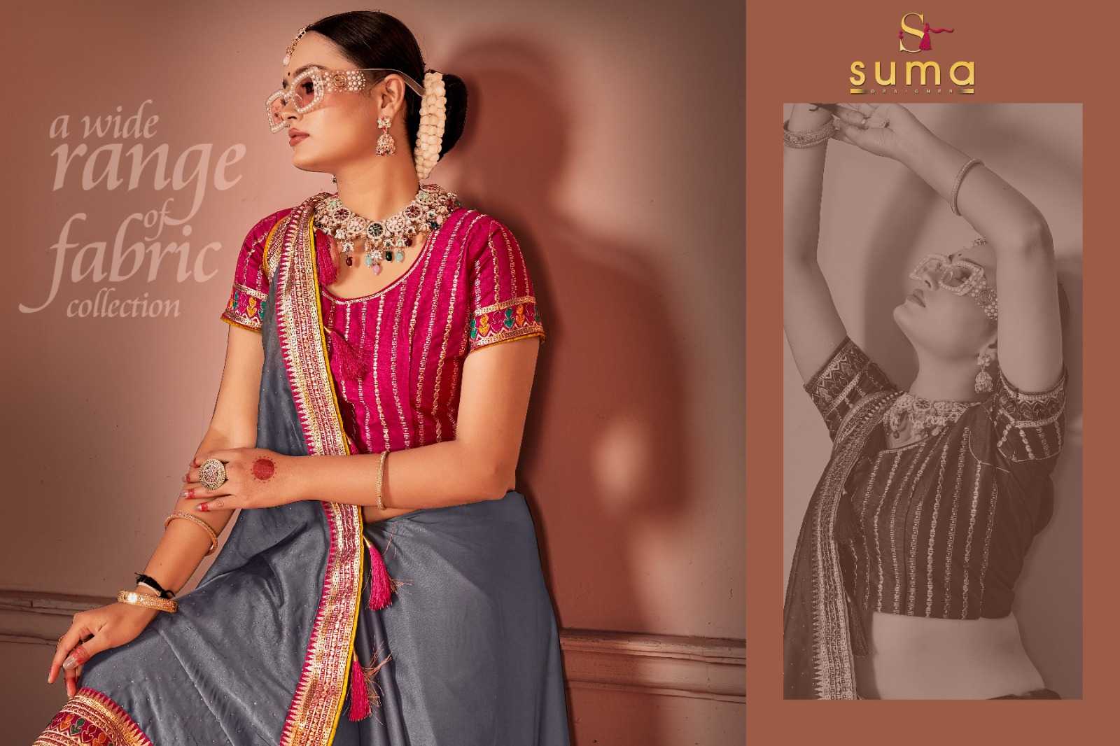 Embroidered Saree