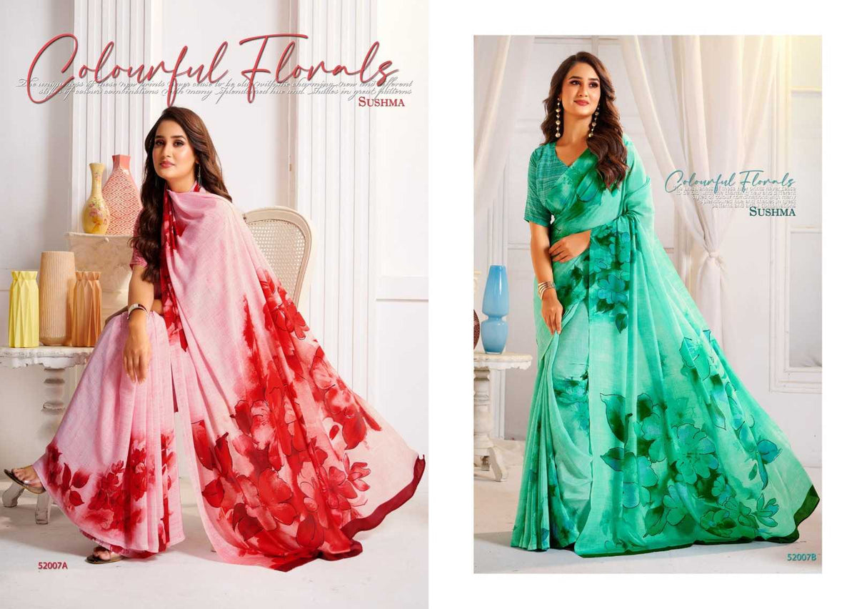 Fancy Printed Saree