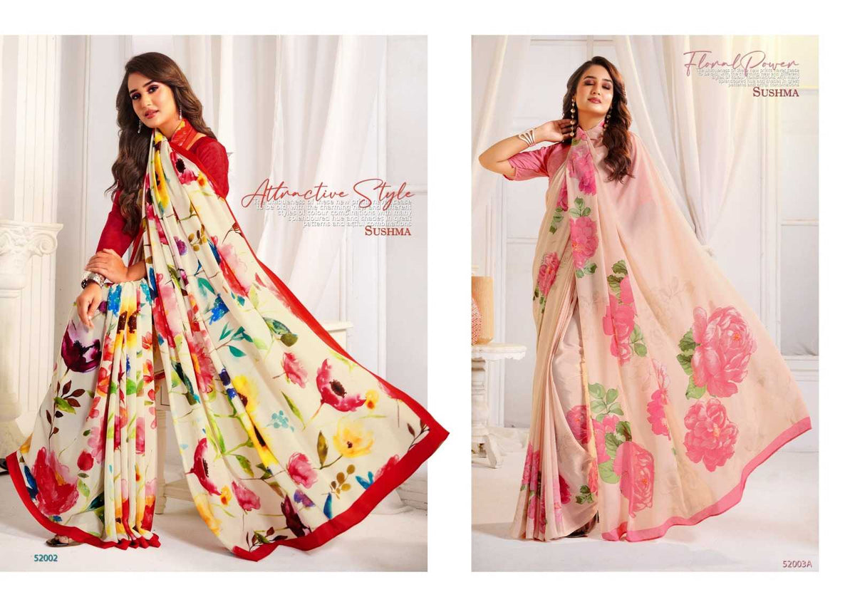 Fancy Printed Saree