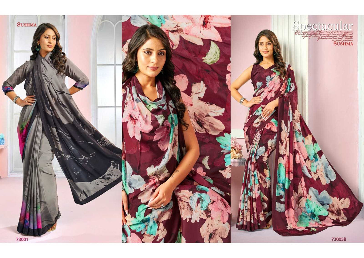 Fancy Printed Saree