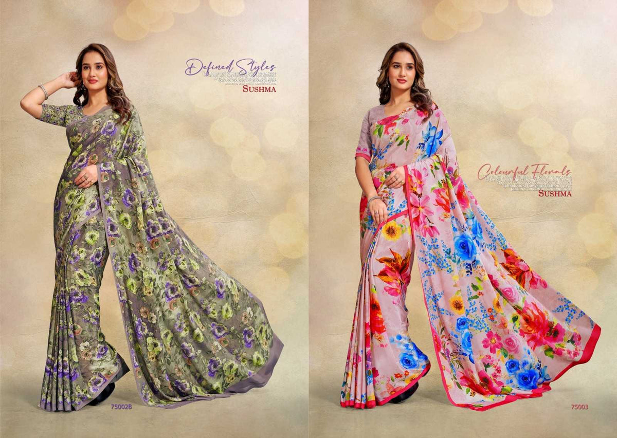 Fancy Printed Saree