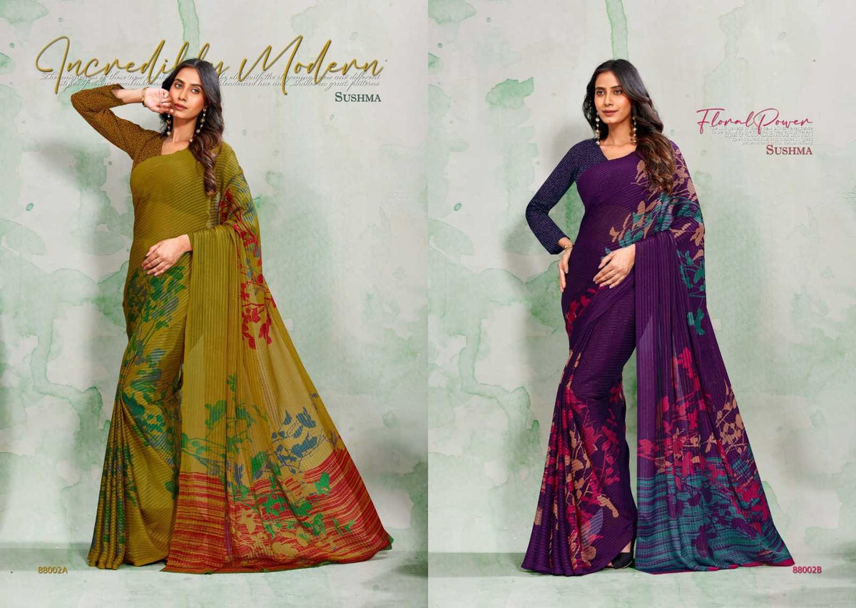 Georgette Festive Saree