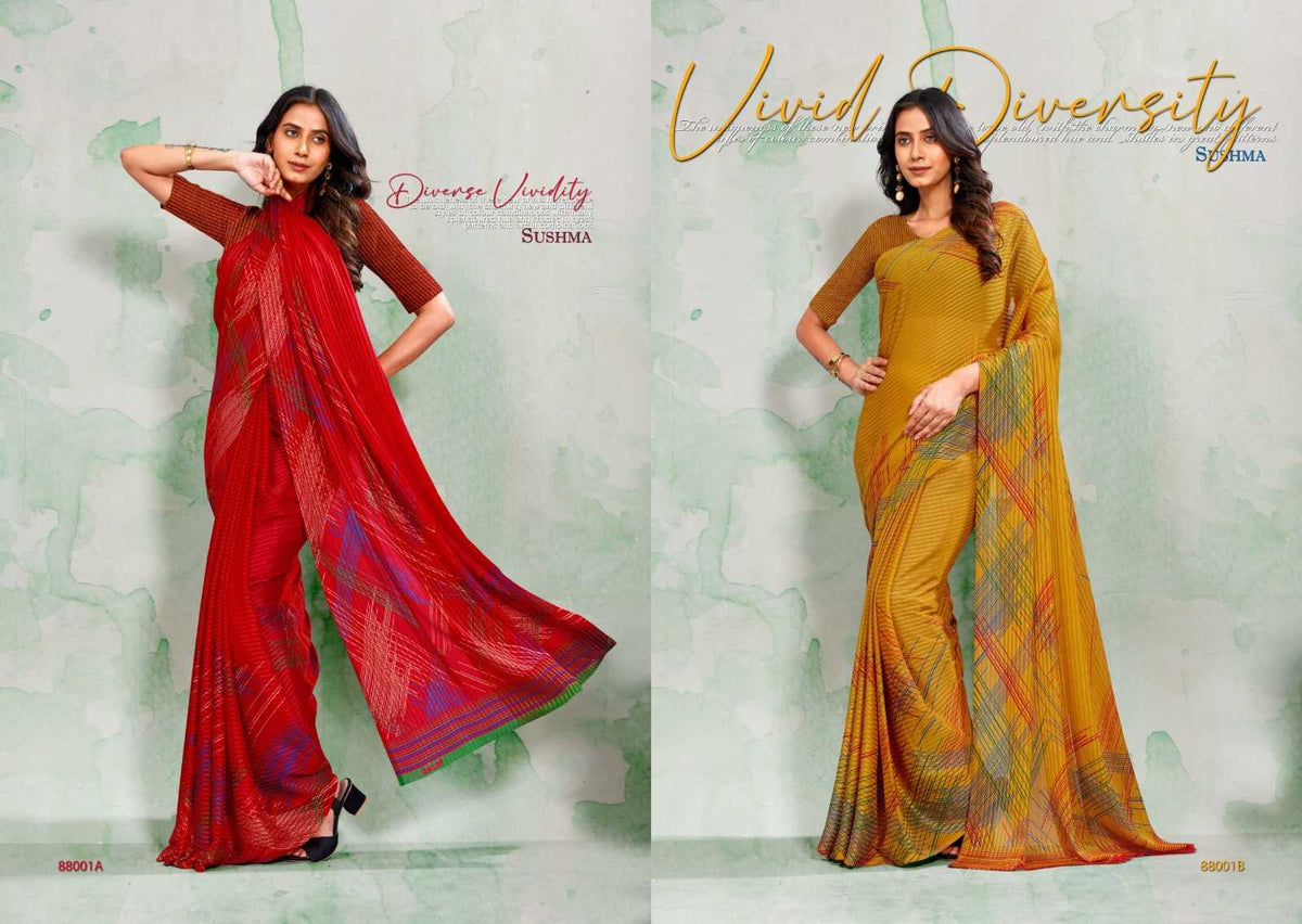 Georgette Festive Saree