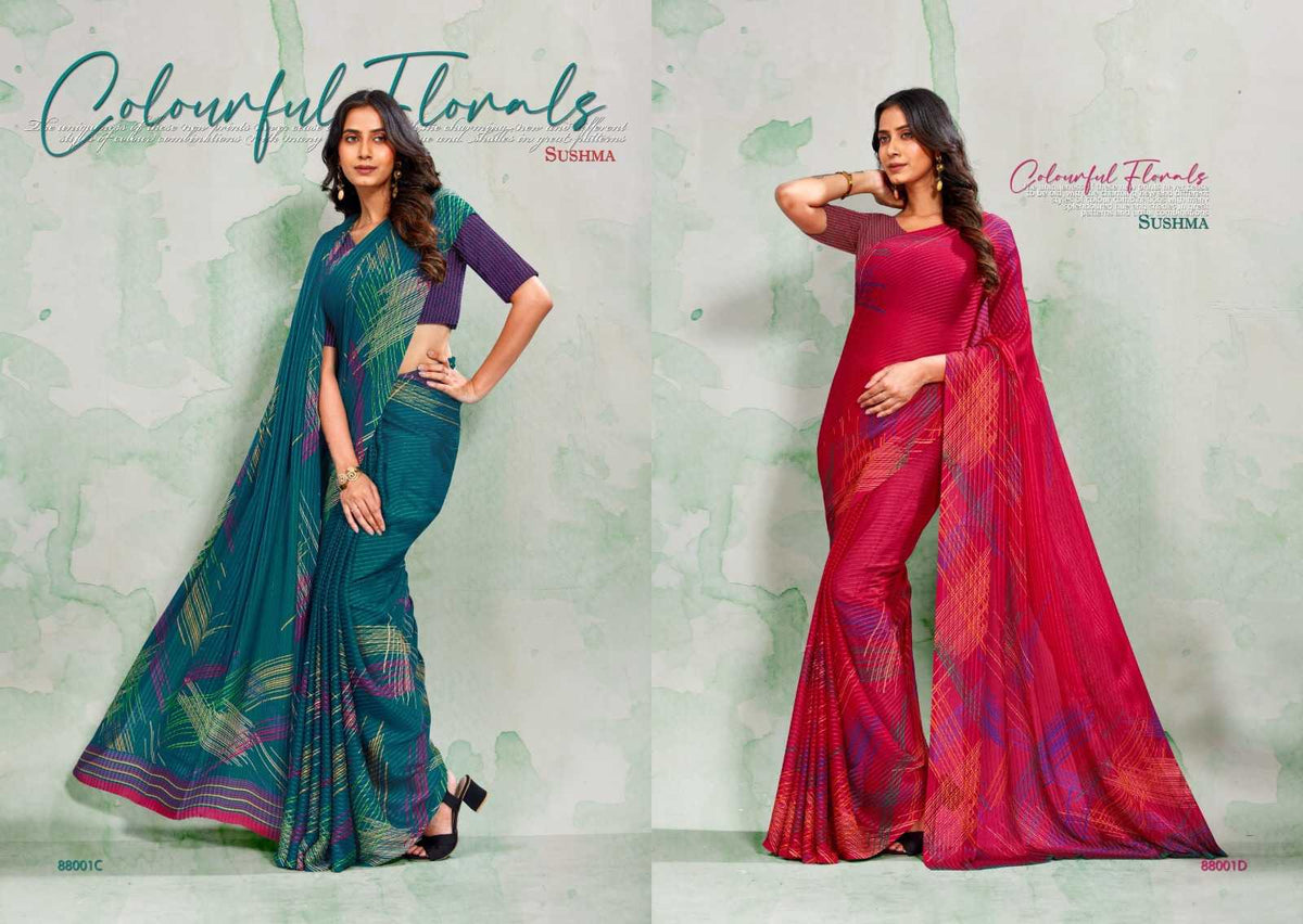 Georgette Festive Saree