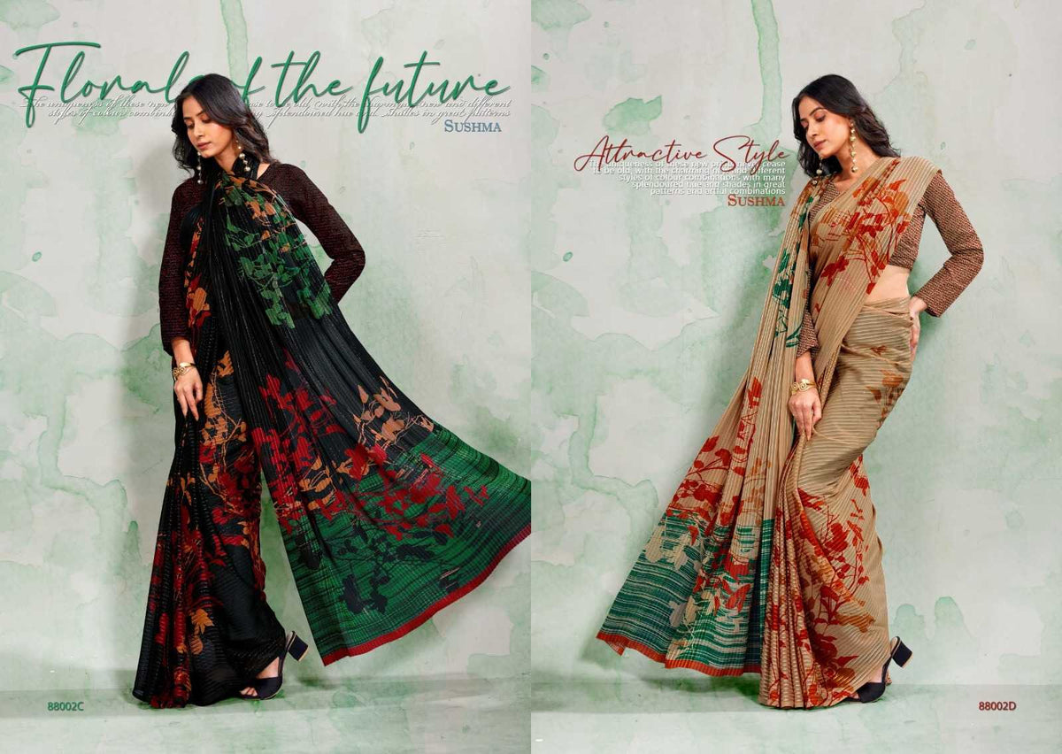 Georgette Festive Saree