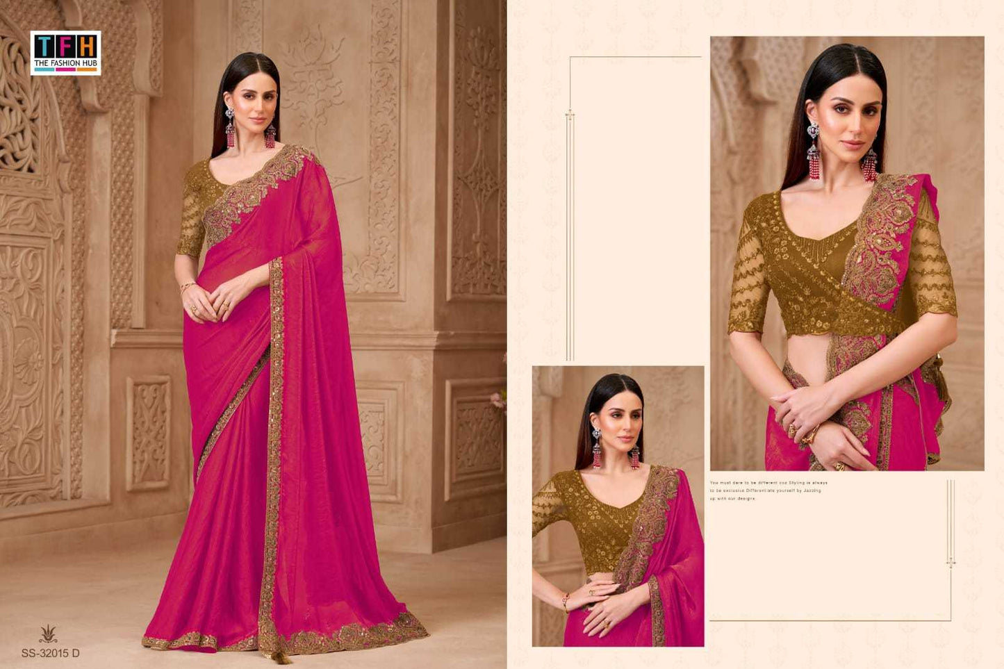 Georgette Party Wear Saree