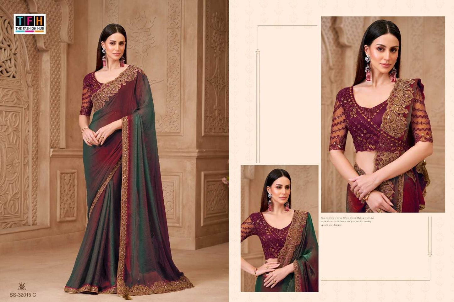 Georgette Party Wear Saree