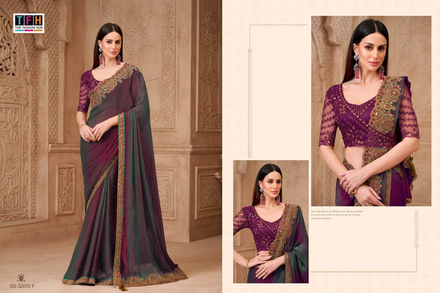 Georgette Party Wear Saree