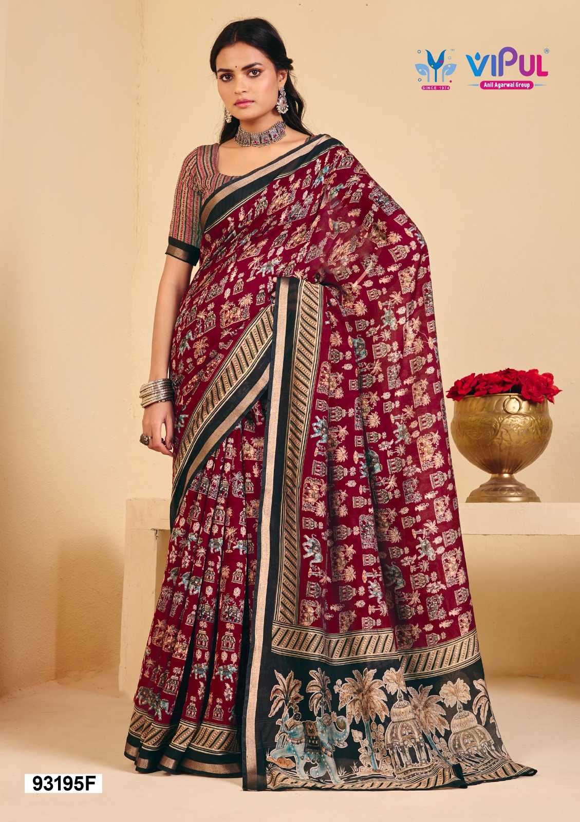 Cotton Festive Saree