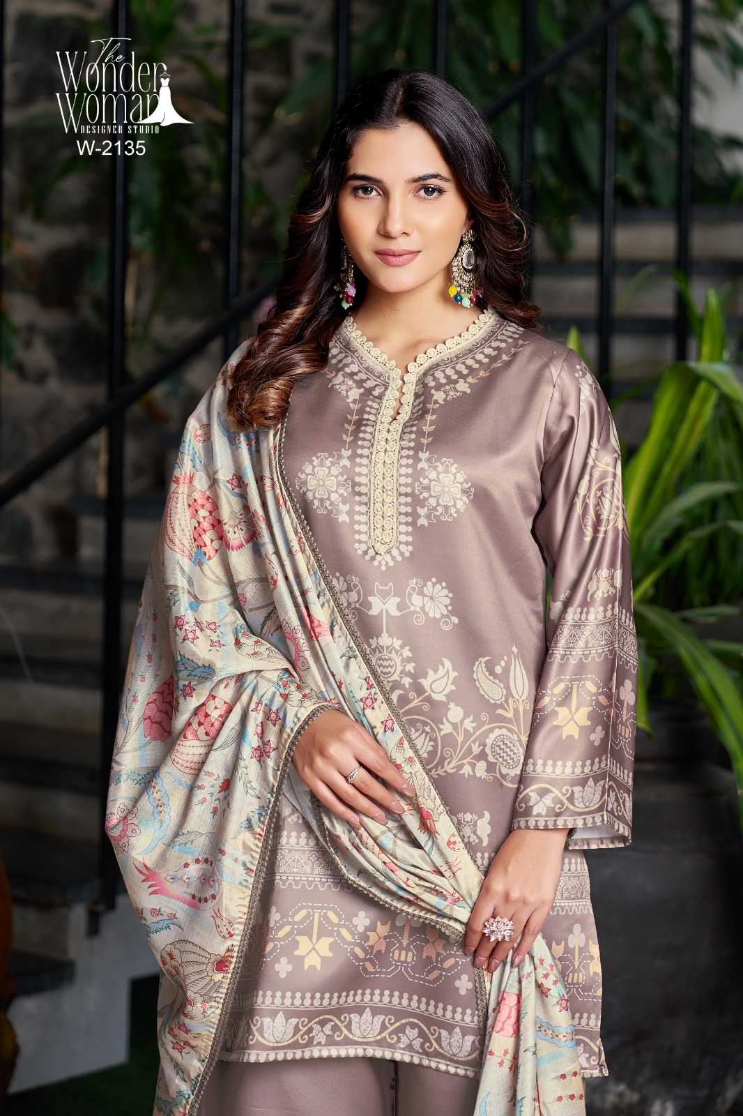 Satin Party Wear Suit