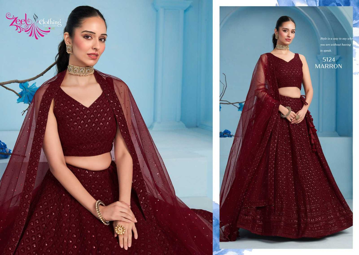 Embroidered Lehenga