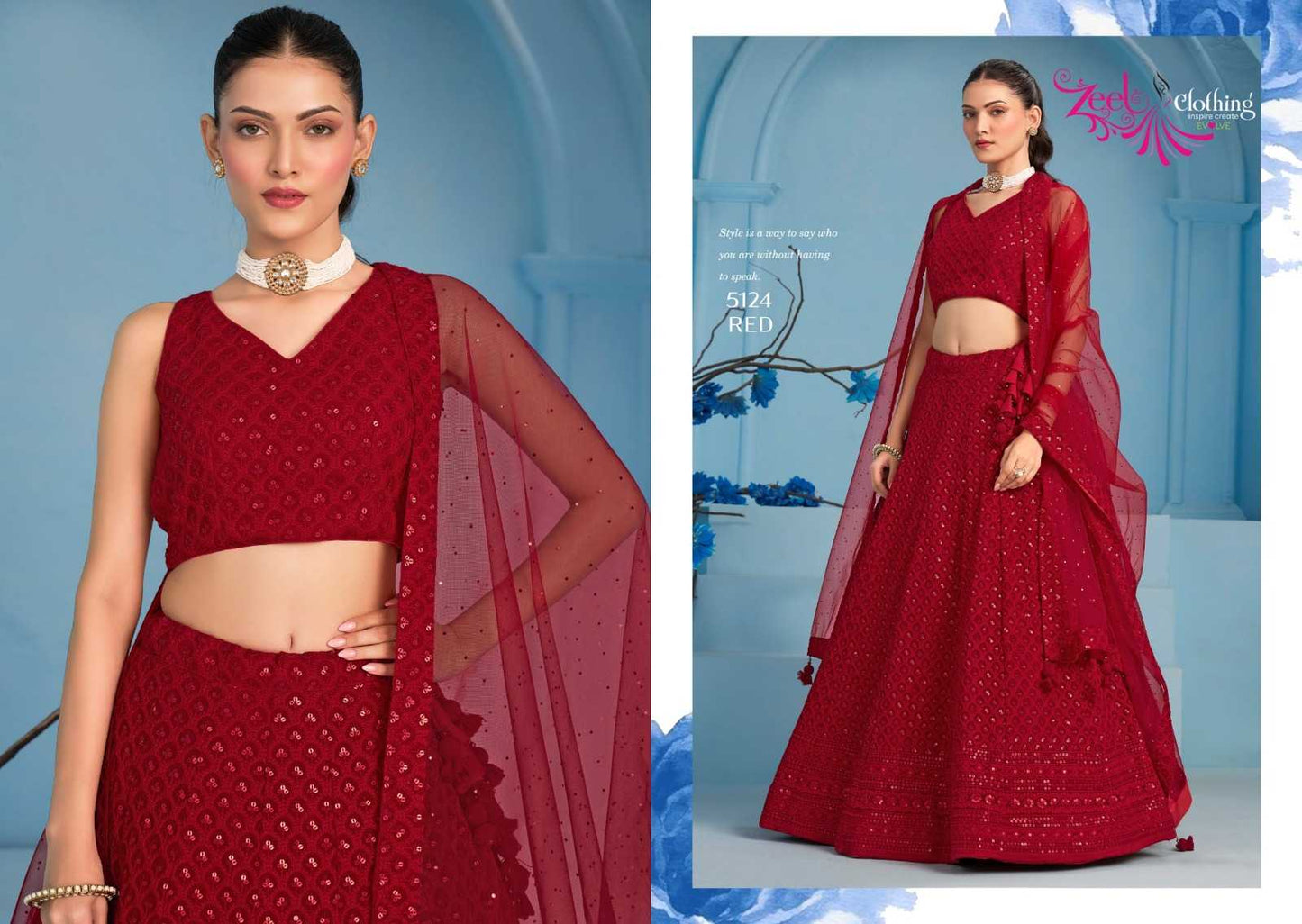 Embroidered Lehenga