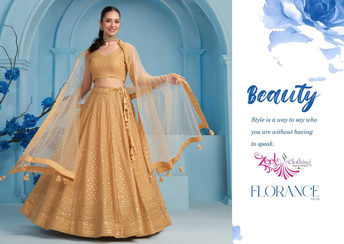 Embroidered Lehenga