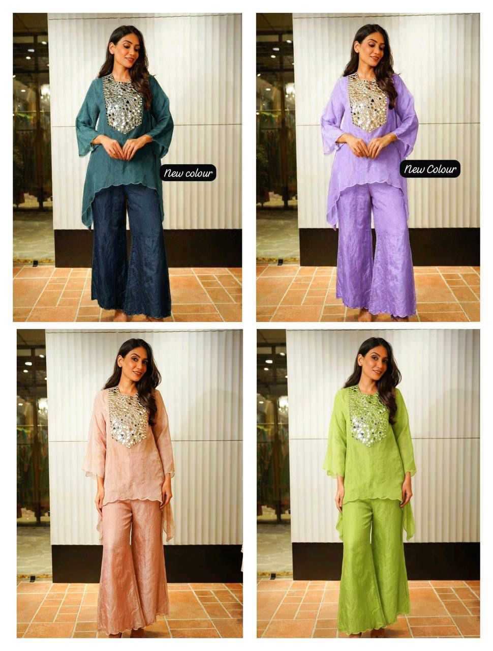 Tabby Silk Embroidery Suit