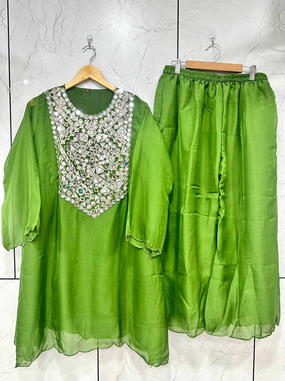 Tabby Silk Embroidery Suit