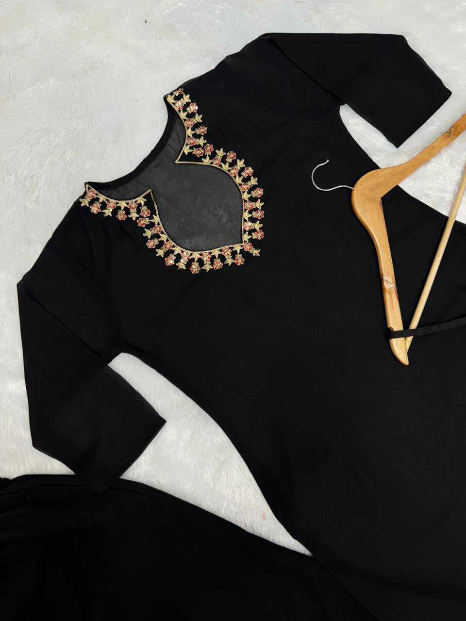 Faux Georgette Palazzo Suit