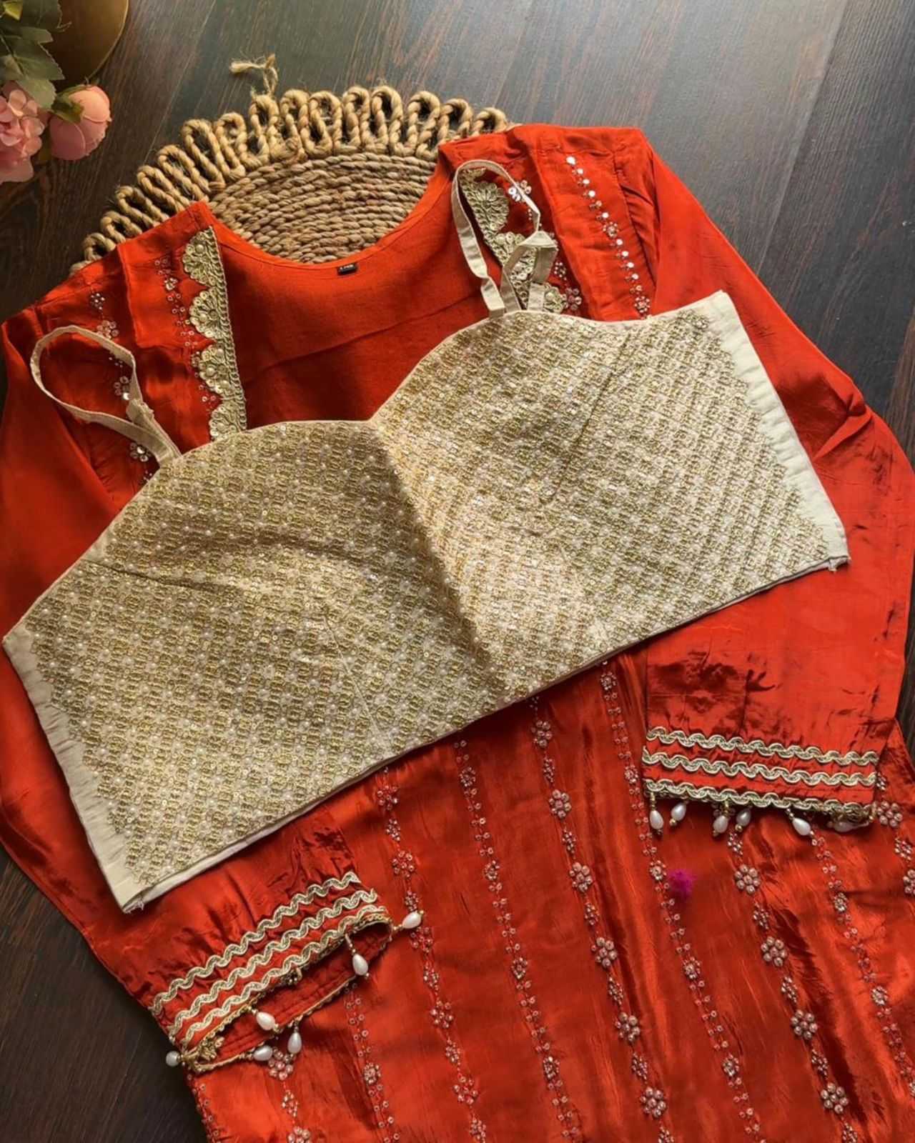 Chinon Embroidery Suit