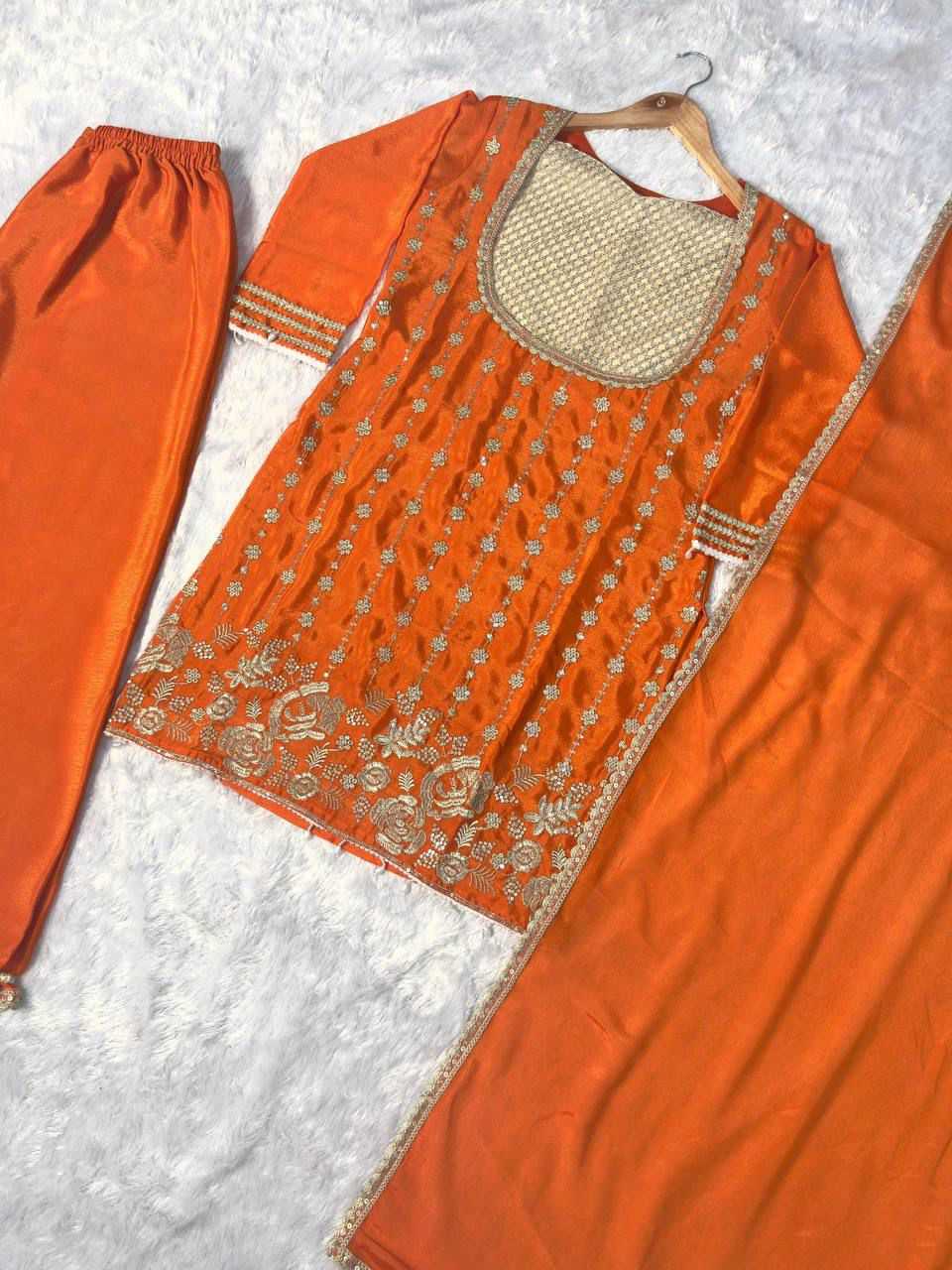 Chinon Embroidery Suit