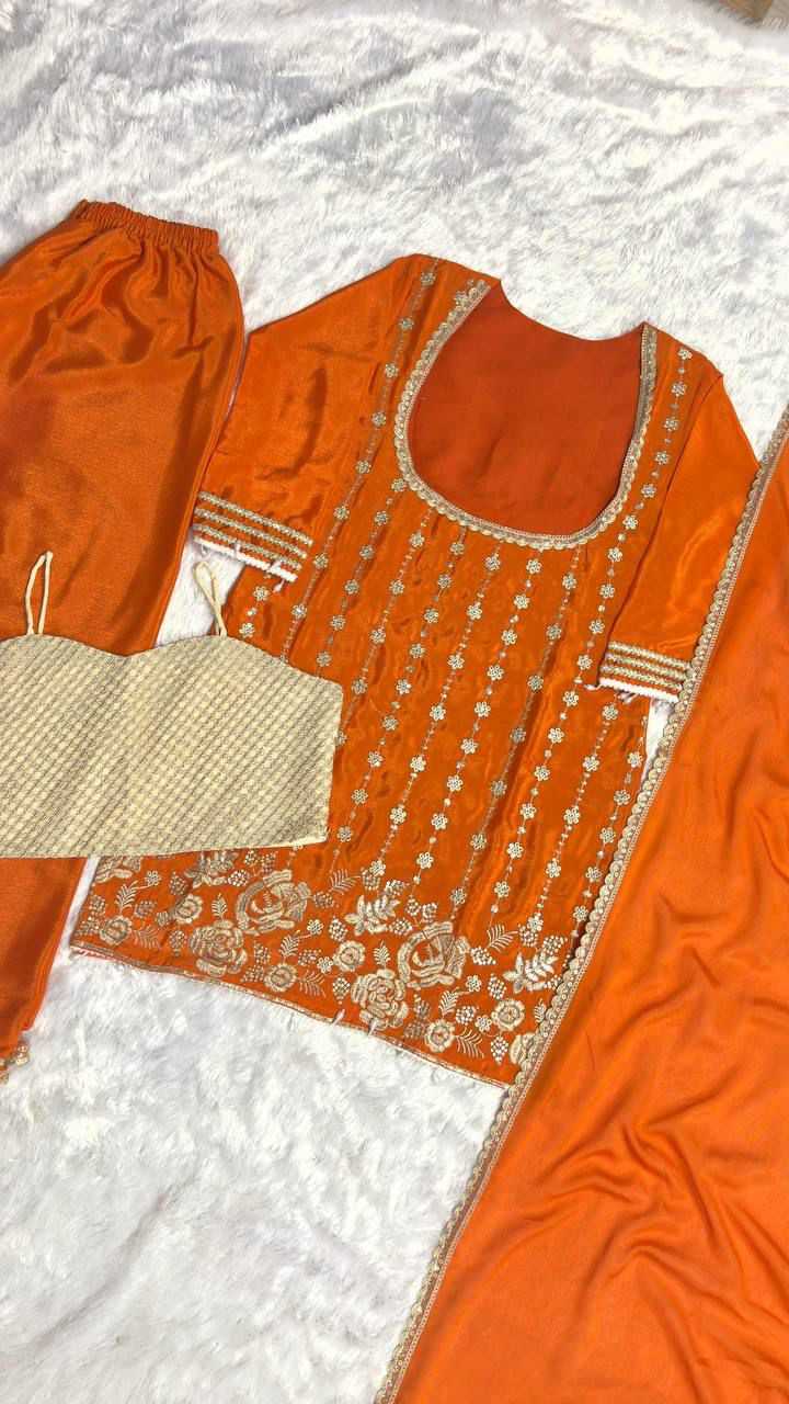 Chinon Embroidery Suit