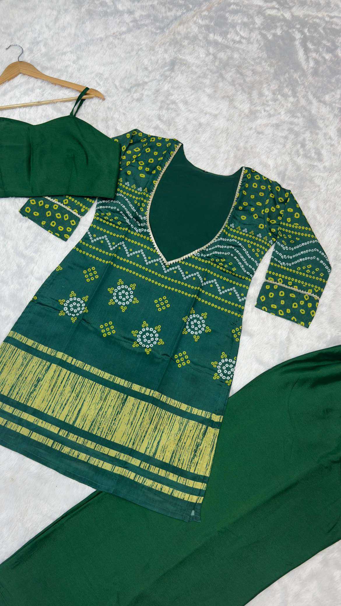 Faux Georgette Co-ord Set