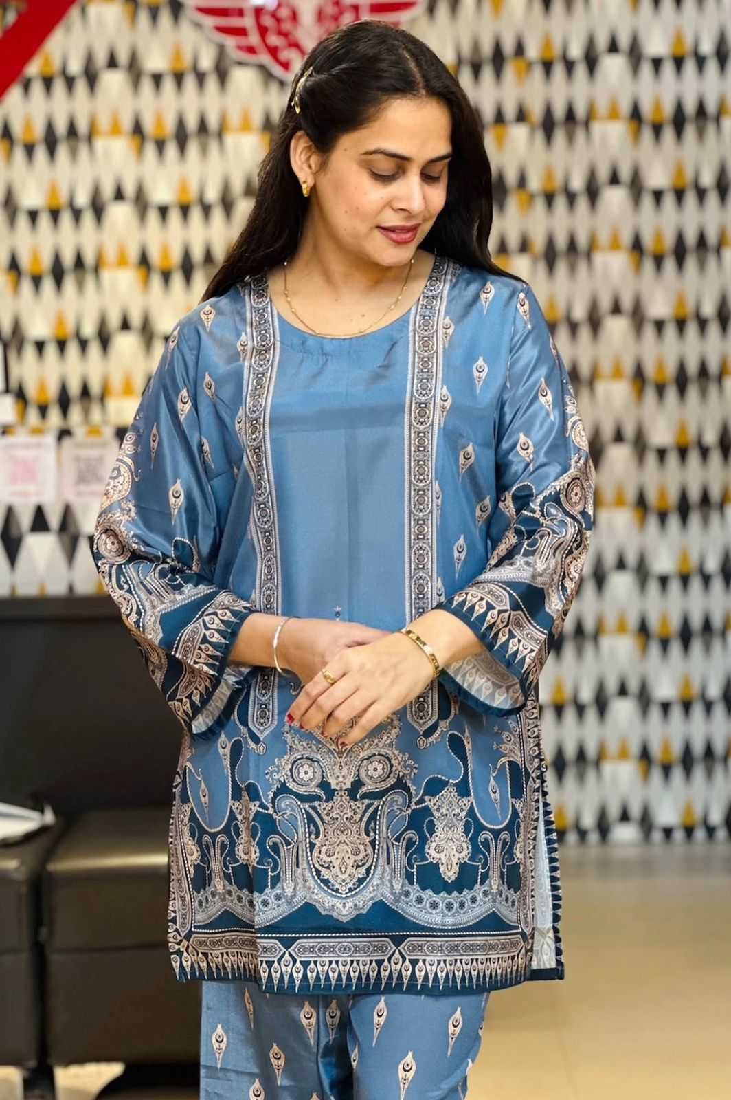 Rayon Printed Suit