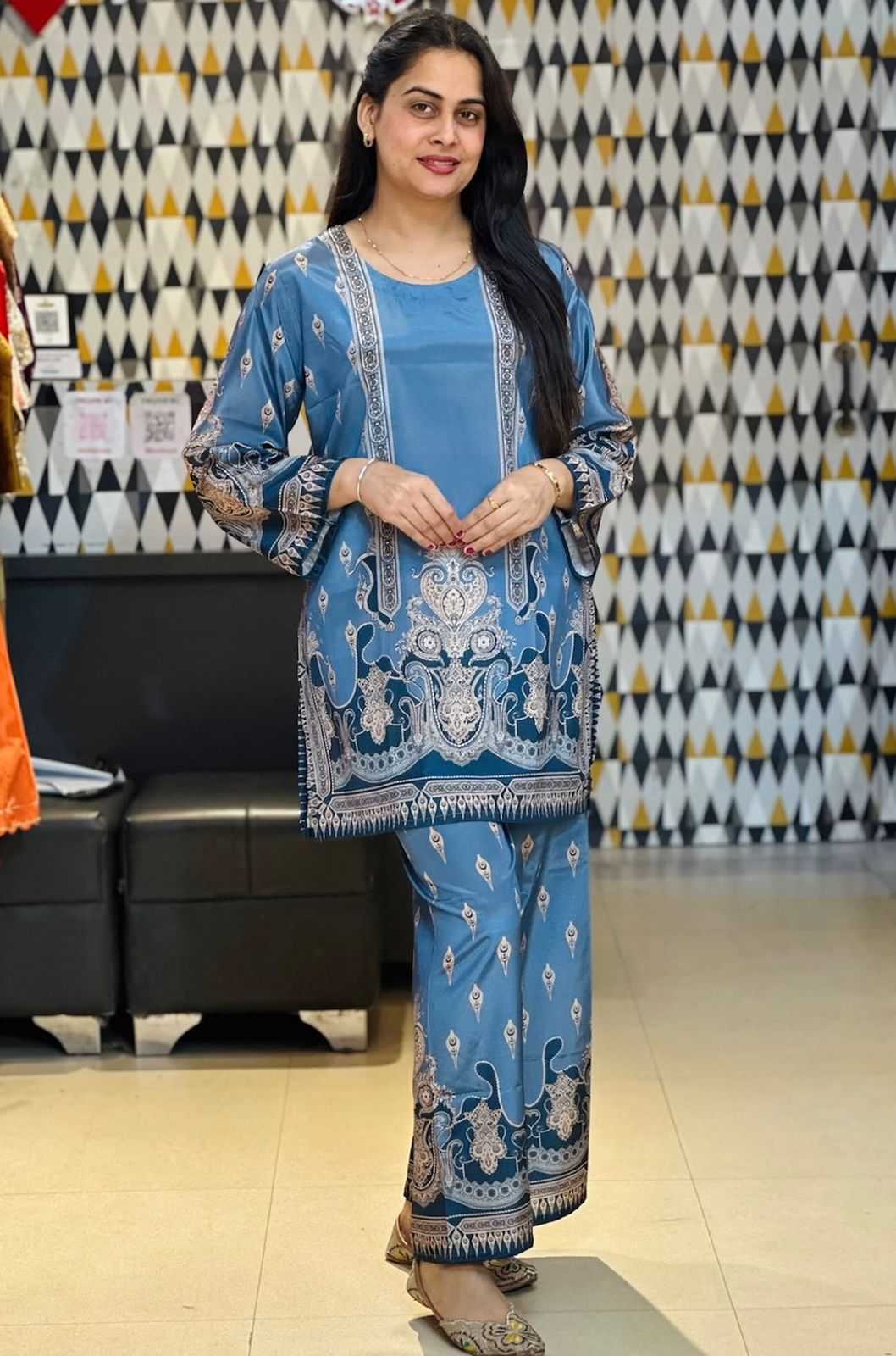 Rayon Printed Suit