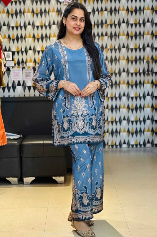 Rayon Printed Suit