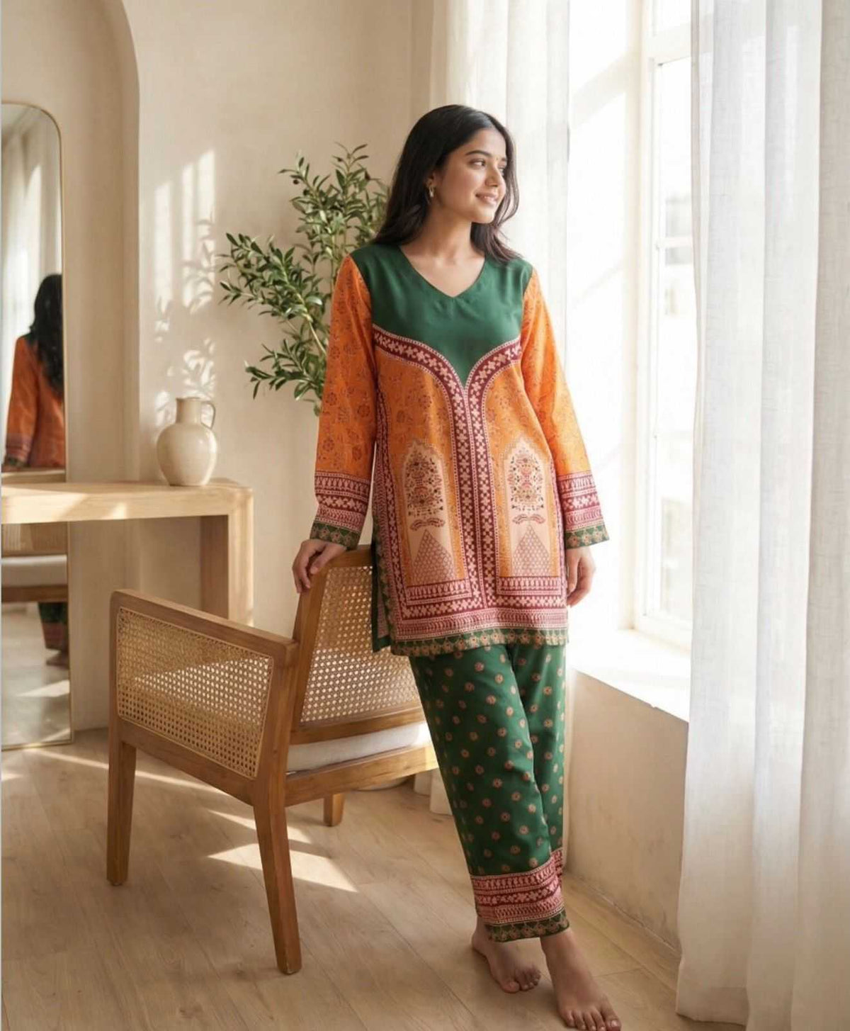 Rayon Designer Kurti