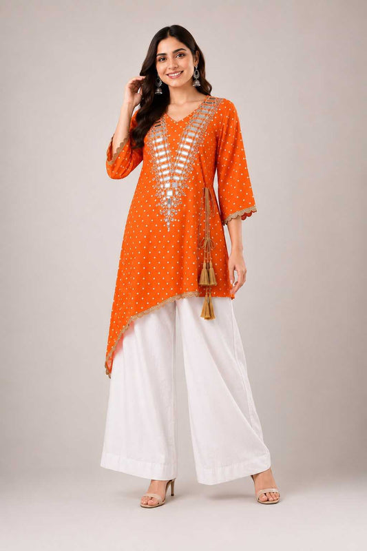 Faux Georgette Palazzo Suit 1094