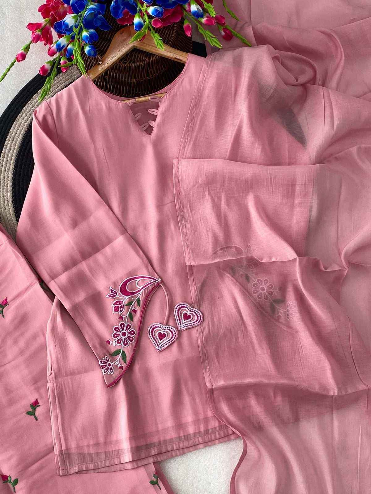 Chanderi Soft Ladies Suit 1103