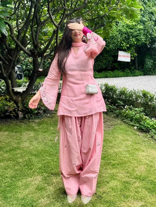 Chanderi Soft Ladies Suit 1103