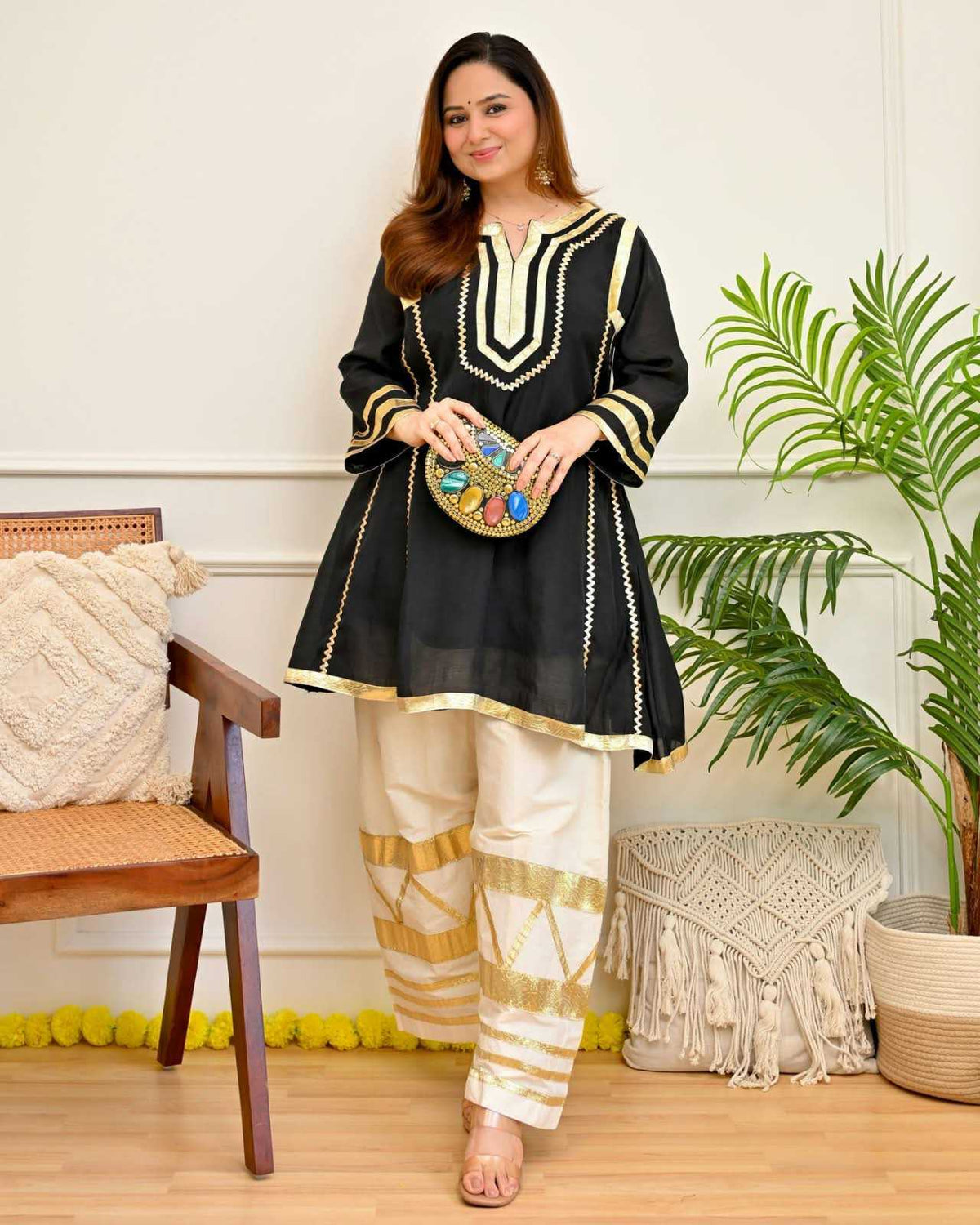 Chinon Silk Designer Suit