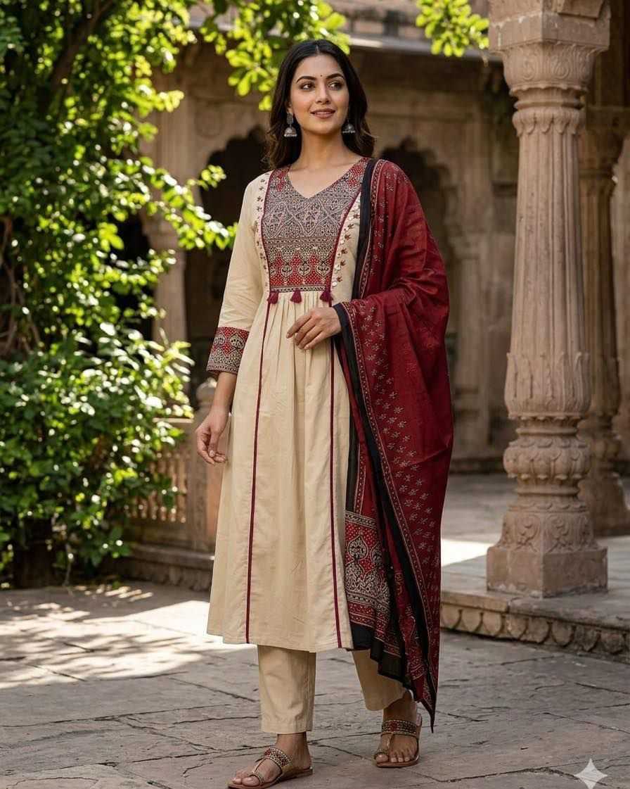Cotton Festive Kurti