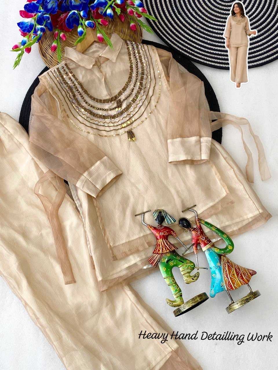 Tissue Silk Casual Kurti