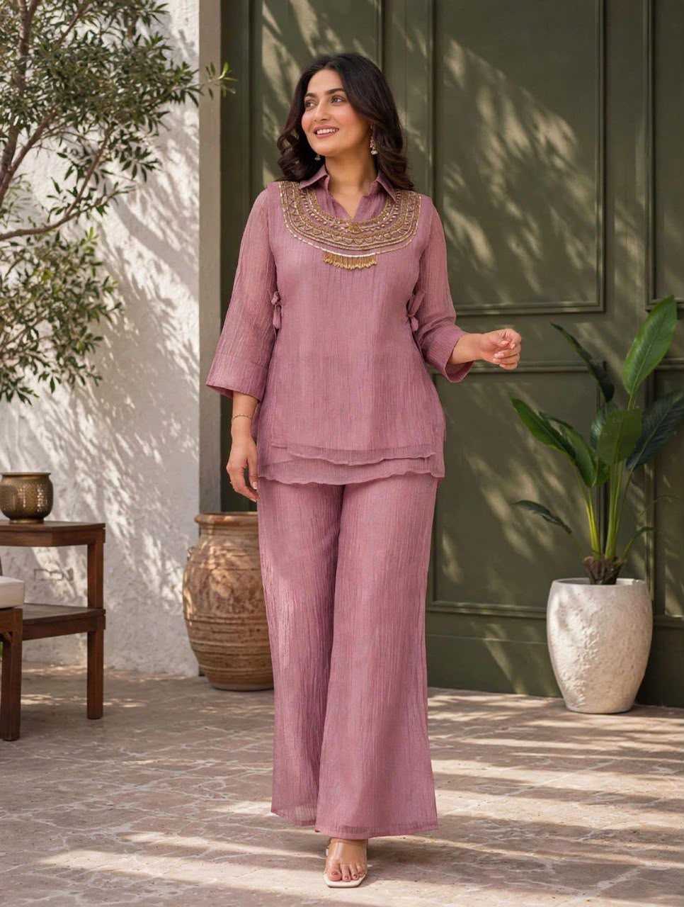 Tissue Silk Casual Kurti