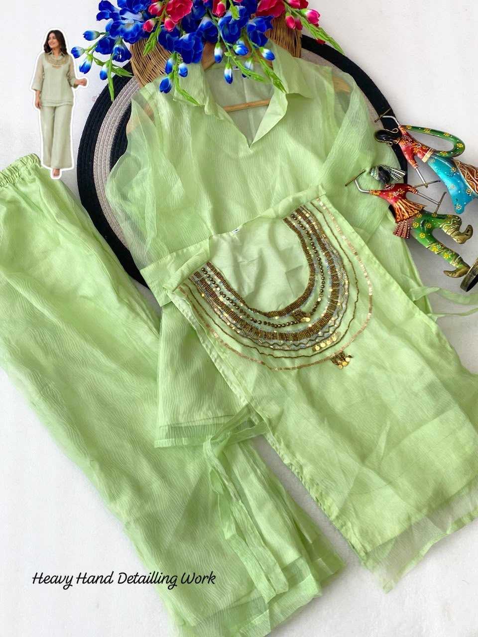 Tissue Silk Casual Kurti